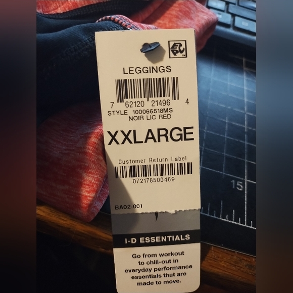 NWT Ideology Leggings, Capri Length, Size XXL - Picture 3 of 6